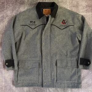 Men's Vintage Schaefer Outfitters USA Big Country Wool Rancher Coat Jacket Sz XL